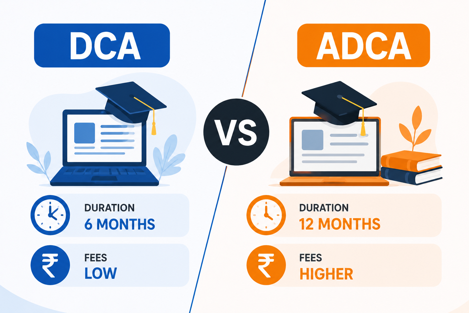 DCA vs ADCA: Fees and Duration